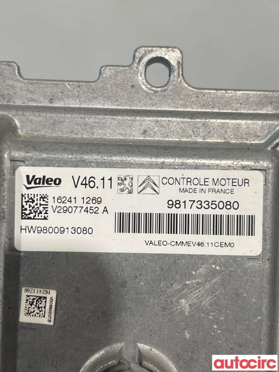 Styreenhet motor til Citroën C3 2016-->> (Type III)  (CITROEN|1619374980||9817335080)