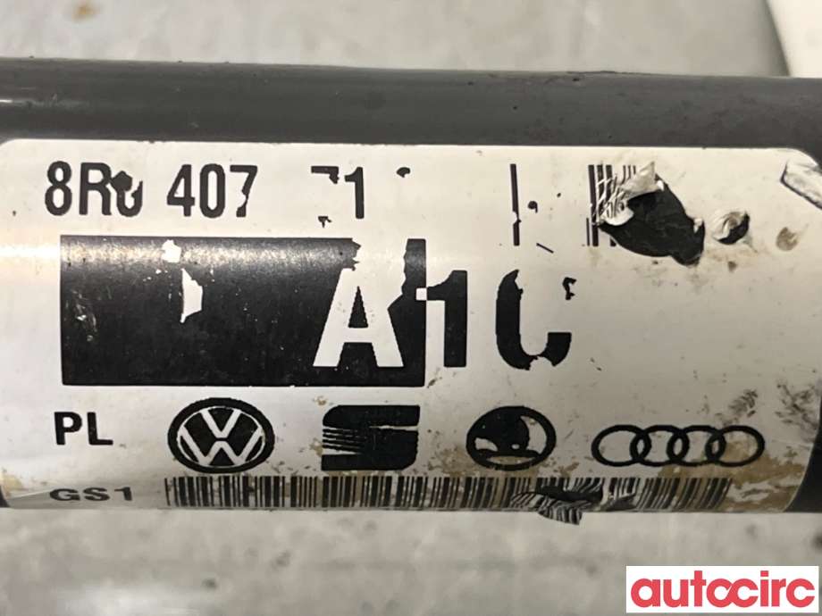 Drivaksel venstre foran til Audi Q5 2008-2012 (Type I, Fase 1)  (AUDI|8R0407271CX|A1C|8R0407271C)