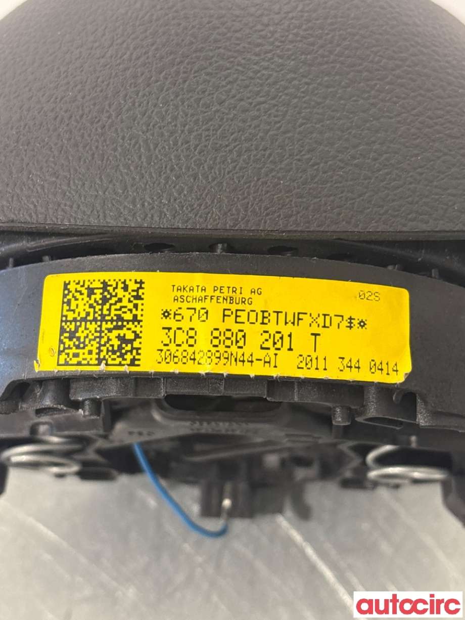 Airbag rattpute til VW Passat 2011-2015 (B7) (B7) (VOLKSWAGEN|3C8880201AH||3C8880201T)