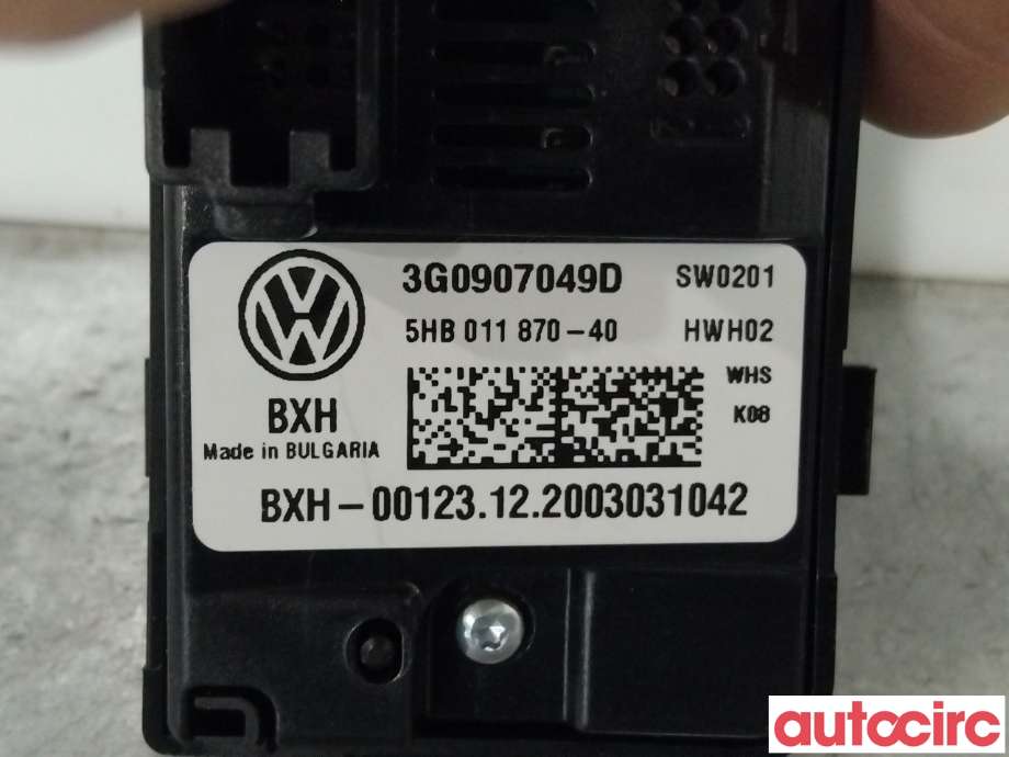 Varmeapparat betjening til VW ID.3 2020-->>  (VOLKSWAGEN|3G0907049D|5HB011870-40)