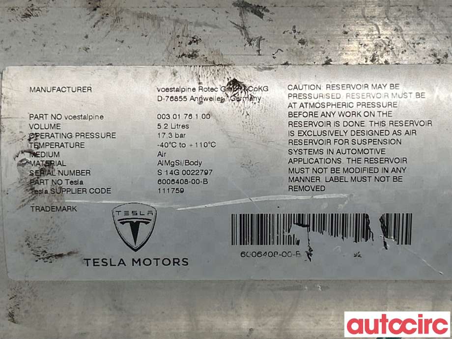 Diverse deler til Tesla Model S 2013-2016 (Fase 1) (TESLA|6006408-00-B|)