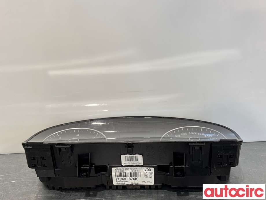 Instrumentpanel til VW Caddy 2015-2020 (Type III, Fase 3)  (VOLKSWAGEN|2K5920876KX||2K5920876K)