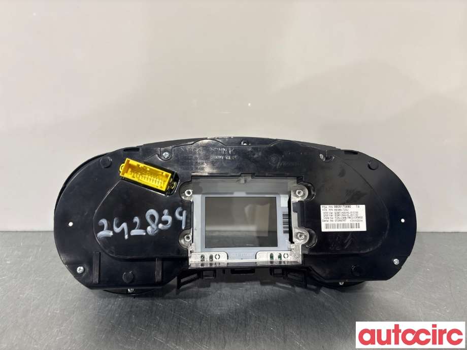 Instrumentpanel til Peugeot 3008 2009-2016 (Type I)  (PEUGEOT|NO NUMBER|69389-720U|9805170680)