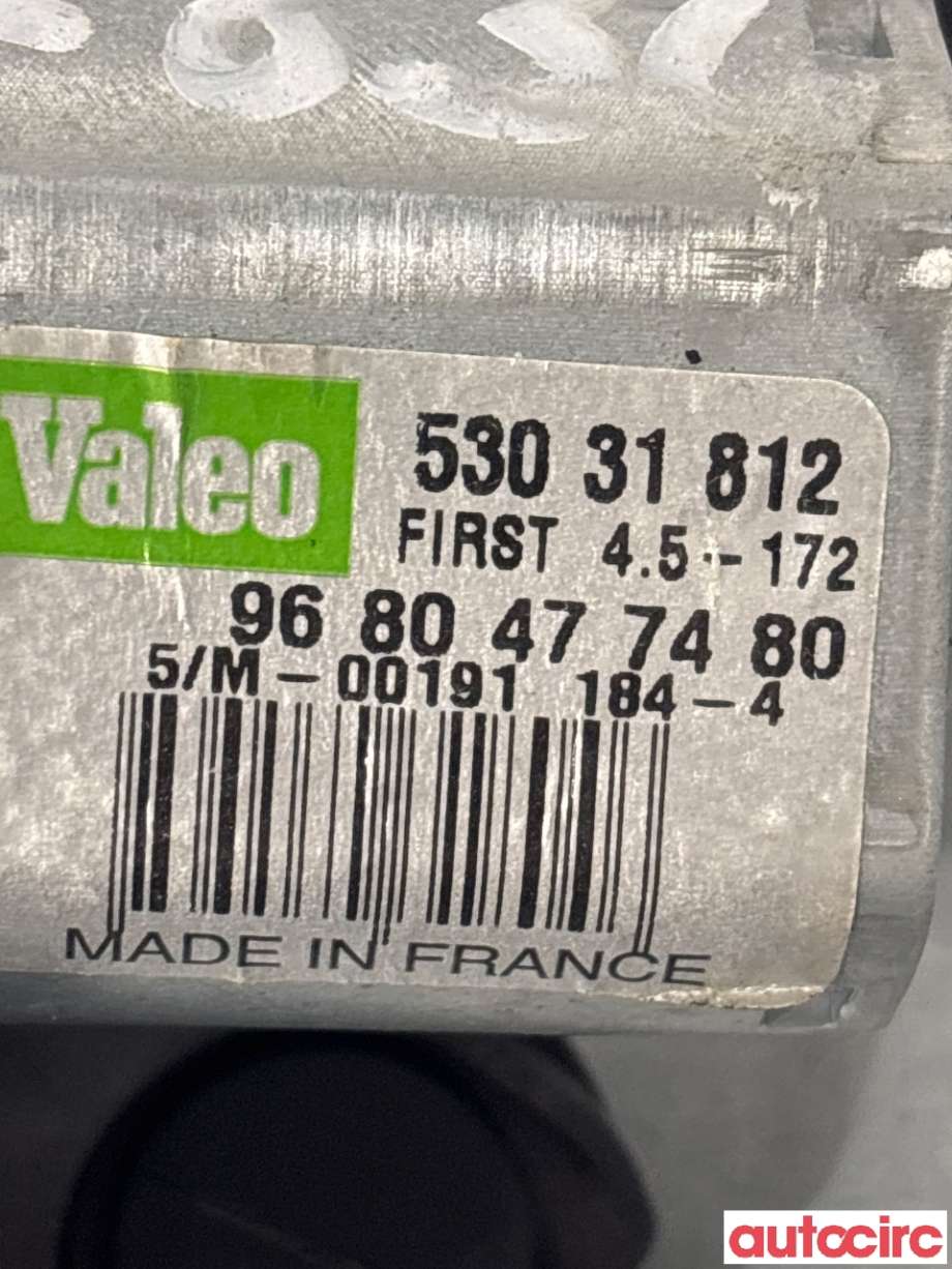 Viskermotor bakrute til Peugeot 3008 2009-2016 (Type I) (PEUGEOT|6405JQ|53031812|9680477480)