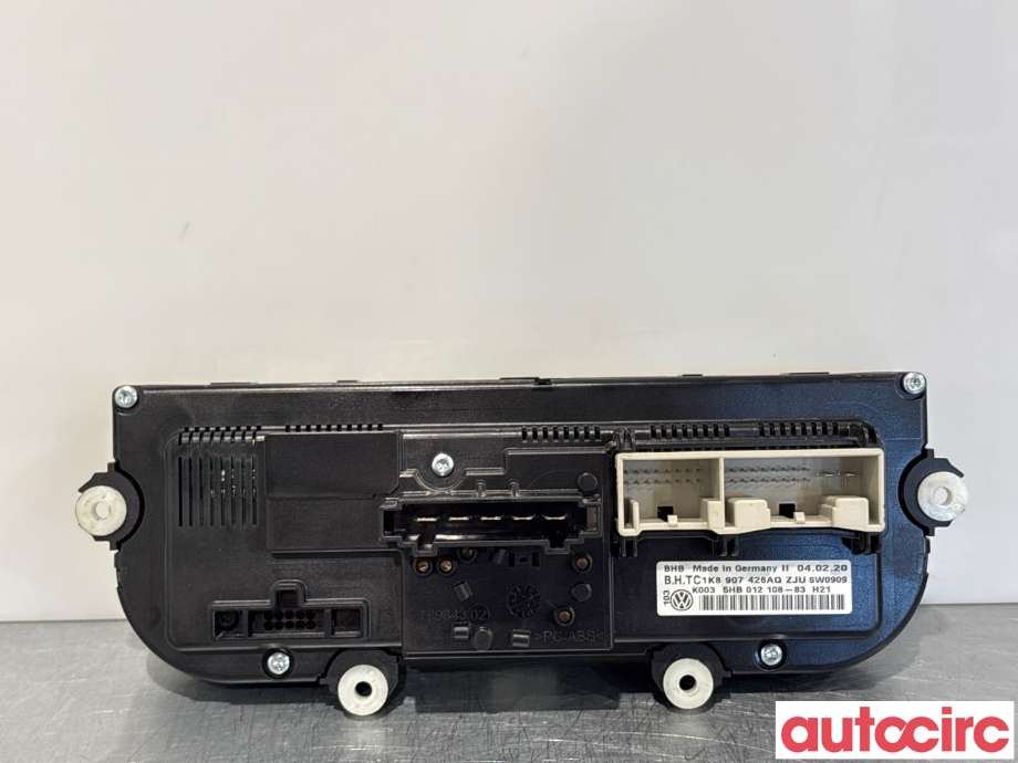 Varmeapparat betjening til VW Caddy 2015-2020 (Type III, Fase 3)  (VOLKSWAGEN|1K8907426AQ|5HB012108-83)