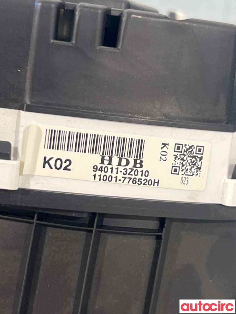 Instrumentpanel til Hyundai i40 2012-2017  (HYUNDAI|940113Z010|11001-776520H|94011-3Z010)
