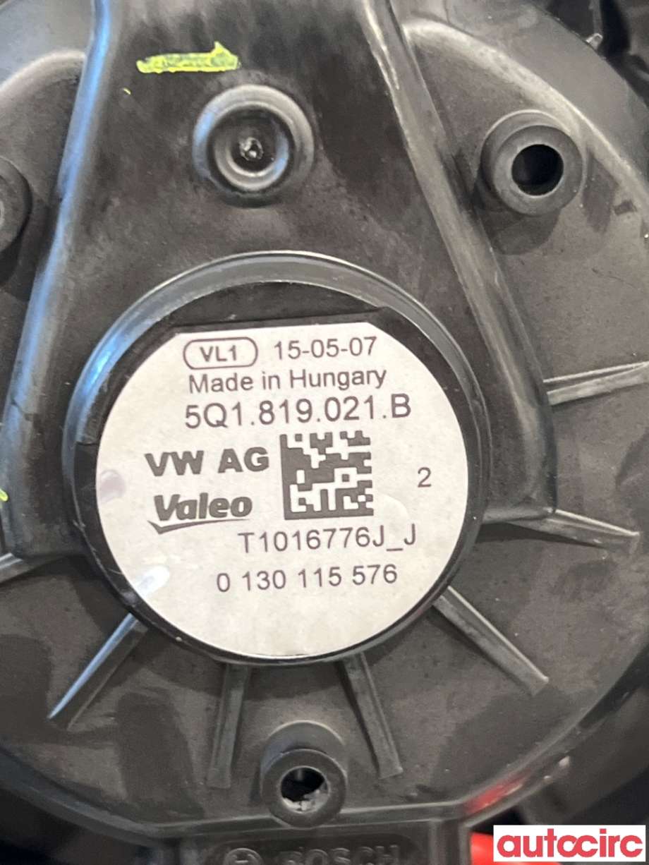 Varmeapparat motor til VW Golf VII 2012-2017 (Fase 1) (VOLKSWAGEN|5Q1819021H||5Q1819021B)