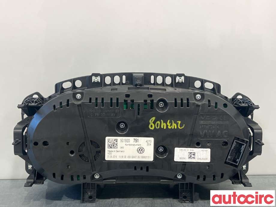 Instrumentpanel til VW Golf VII 2012-2017 (Fase 1)  (VOLKSWAGEN|5G1920751|)