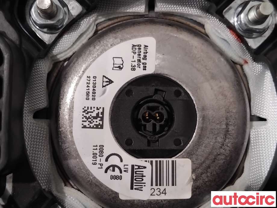 Airbag rattpute til Ford Transit Courier 2018-2023 (Type I, Fase 2)  (FORD|2507805||JK21-V042B85-ABW)