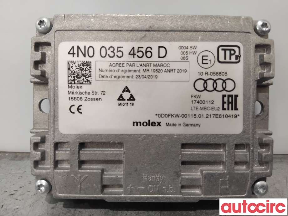 Dashbord telefon til VW ID.3, 2020-->> (VOLKSWAGEN|4N0035456D)