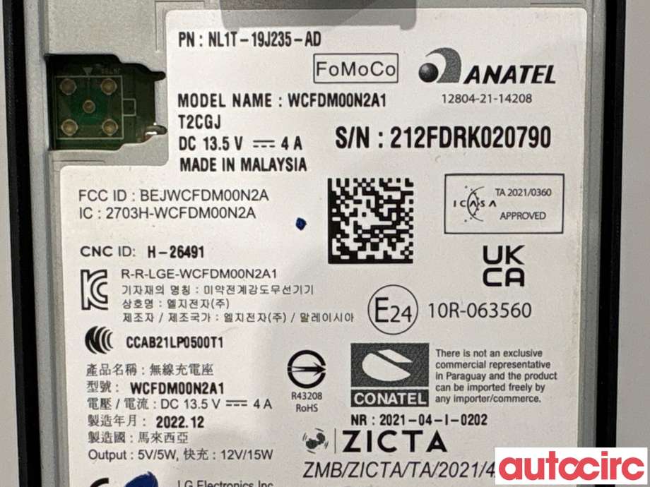 Diverse deler til Ford Ranger / Ranger Raptor 2022-->> (FORD|2785310|WCFDM00N2A1|NL1T-19J235-AD)