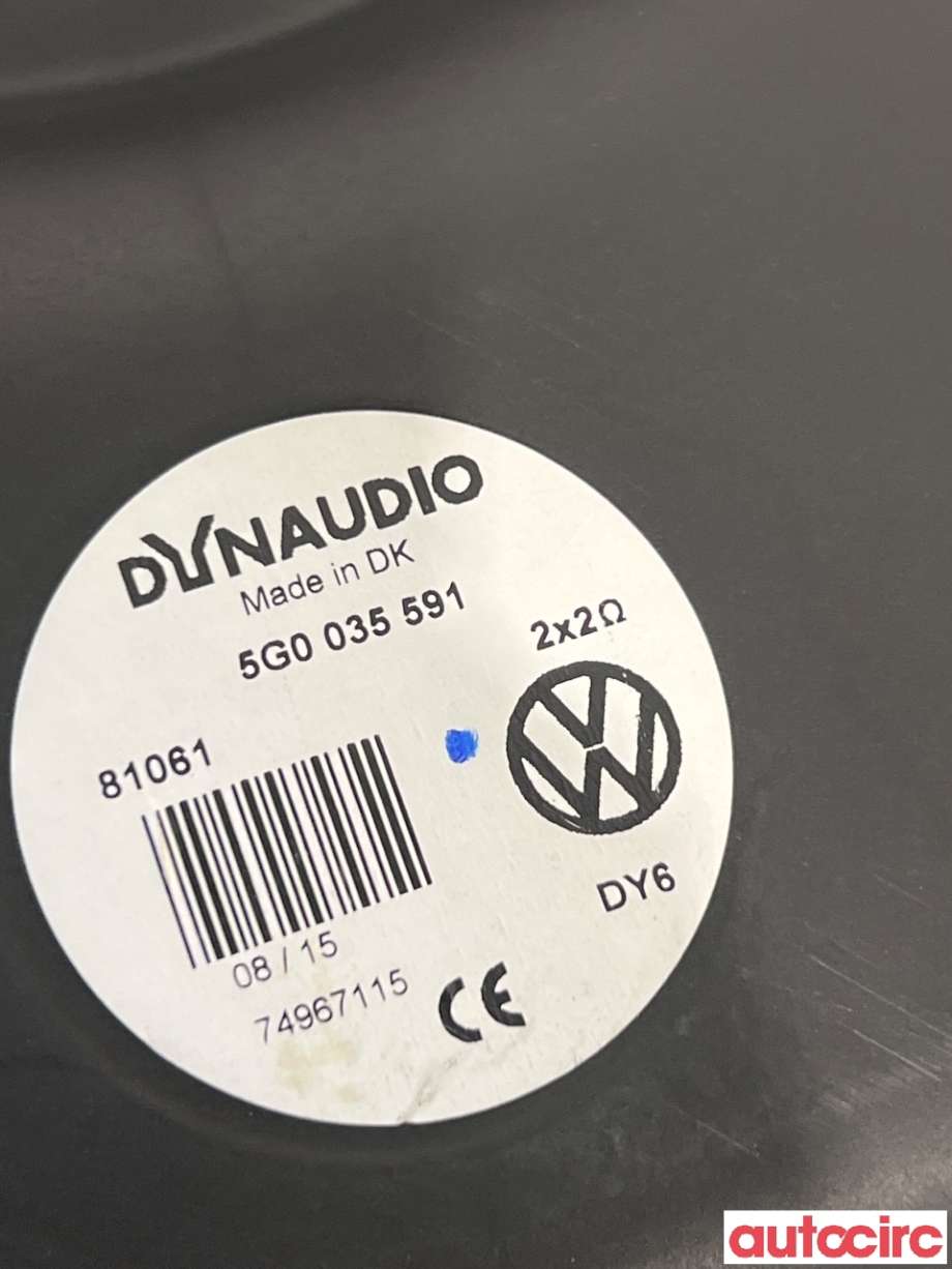 Bilstereo høyttaler til VW Golf VII 2012-2017 (Fase 1) (VOLKSWAGEN|5G0035591|)