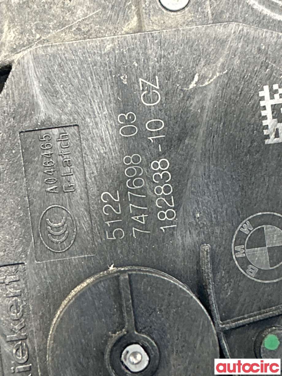 Låsekasse høyre bak til BMW 5-Serie 2017-->> (G30/G31) (G30/G31) (BMW|51227477698|182838-10|7477698)