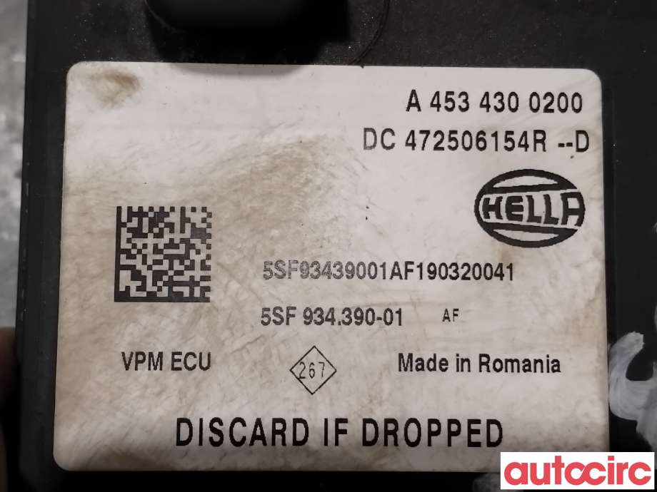 Styreenhet diverse til Renault Kangoo 2008-2021 (Type II) (RENAULT|472506154R|5SF934390-01)