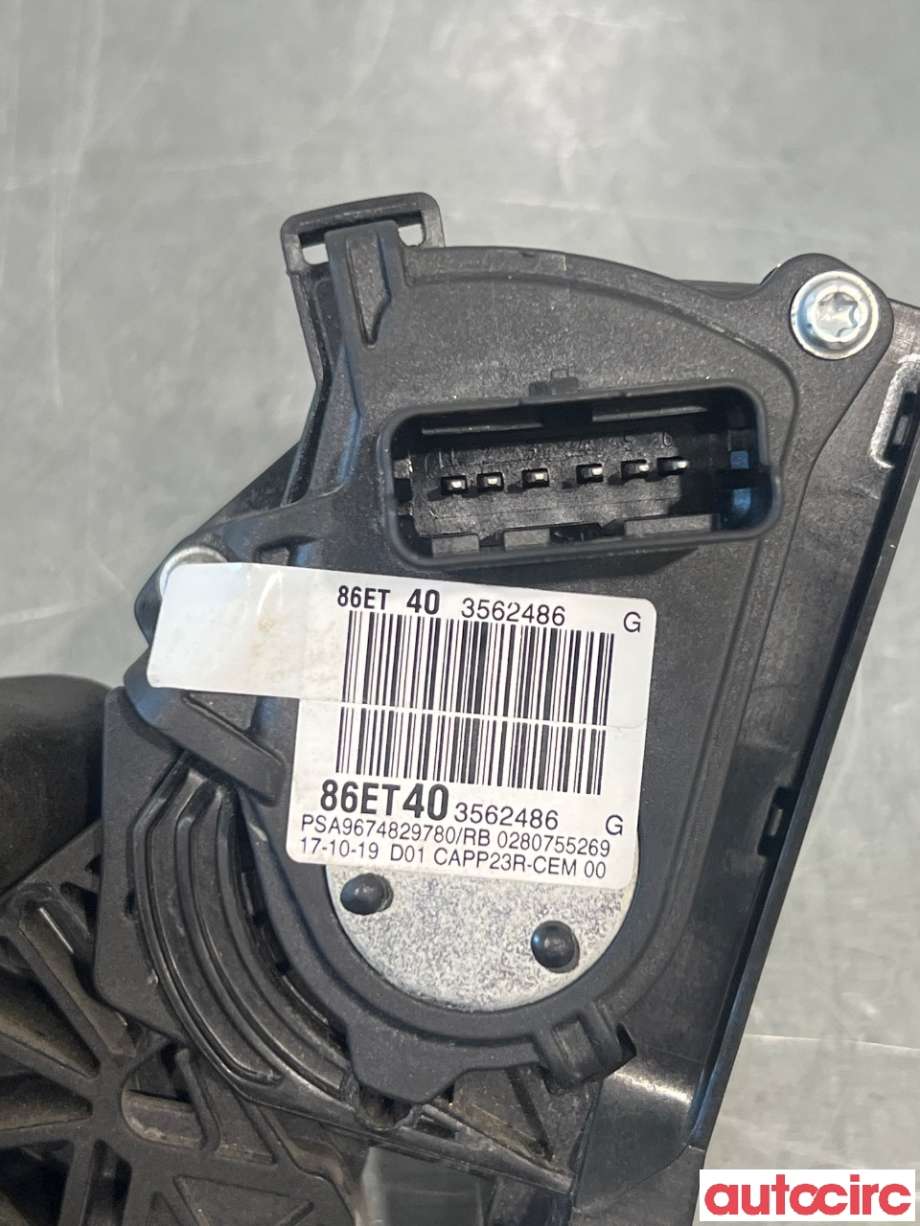Pedal gass til Peugeot Partner 2019-->> (Type III) (PEUGEOT|9674829780|)