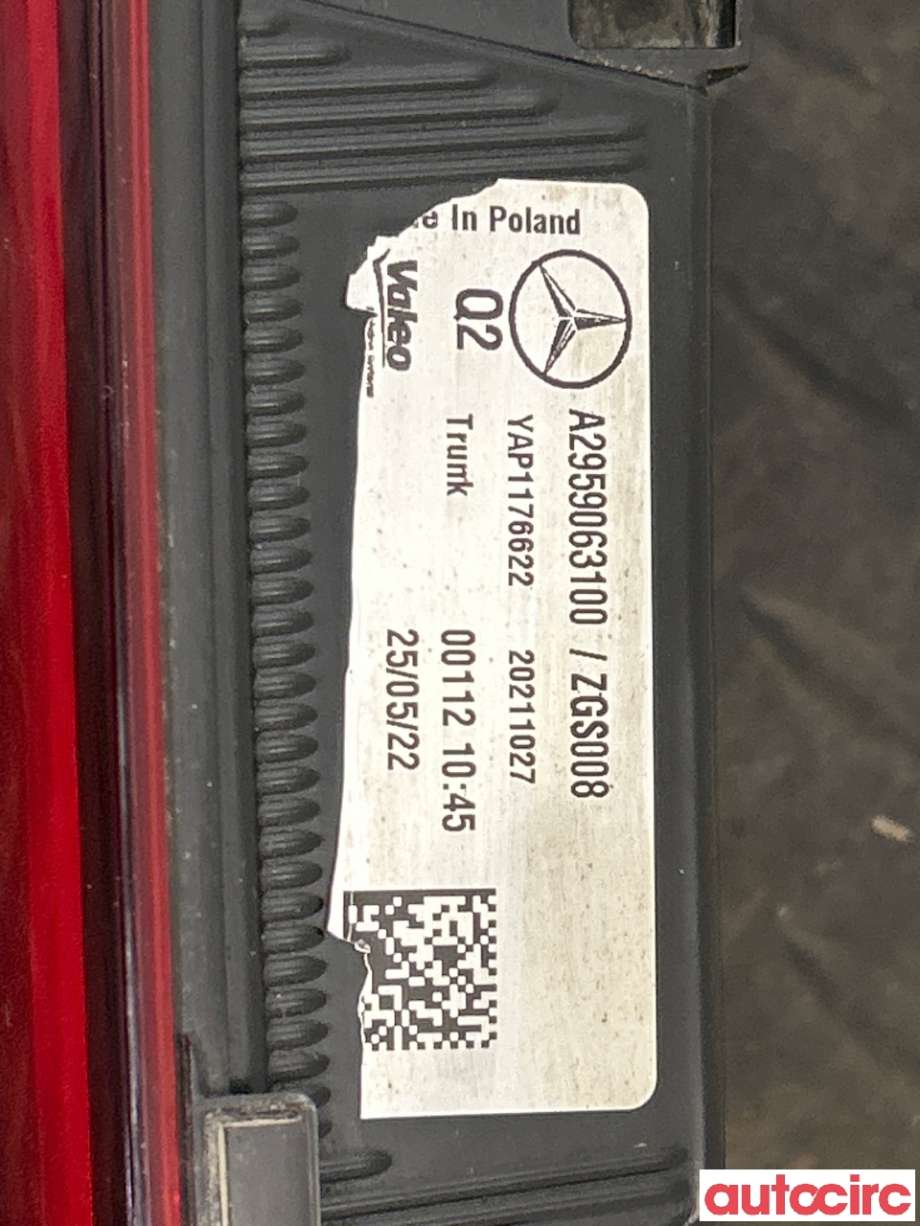 Diverse deler til Mercedes EQE 2022-->> (MERCEDES|A2959063100|)