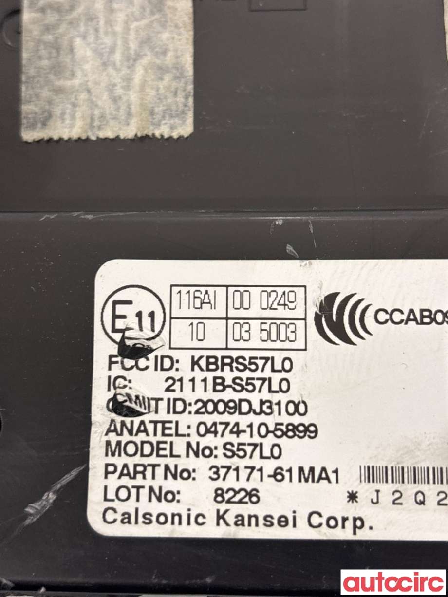 Styreenhet nøkkelfri/keyless til Suzuki SX4 S-CROSS 2013-->> (Type II) (SUZUKI|37171-61MA1|)