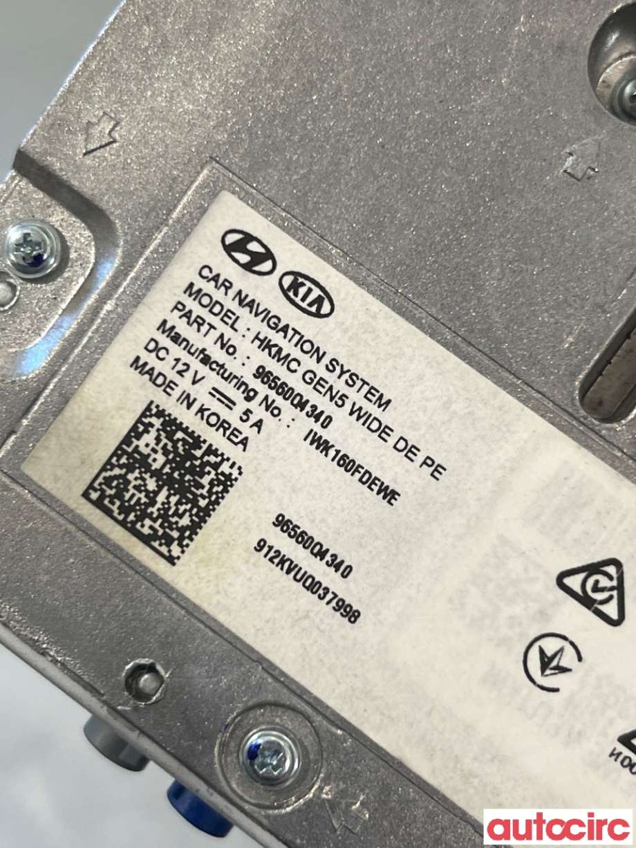 Bilstereo navigasjon til Kia Niro 2016-2021  (KIA|96560Q4340||96560-Q4340)
