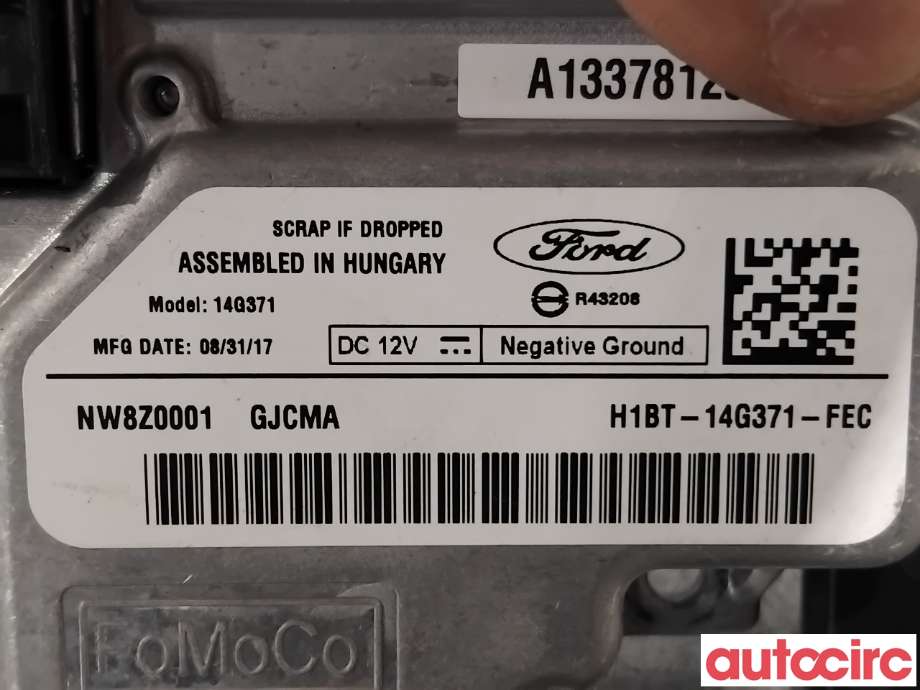 Styreenhet diverse til Ford Fiesta 2017-->> (Type VII)  (FORD|2492147||H1BT-14G371-FEC)