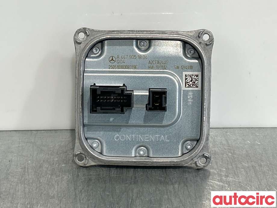 Styreenhet xenon/ballast til Mercedes C-Klasse 2014-2018 (Fase 1) (W205) (W205) (MERCEDES|A4479051804|A2C73624407)
