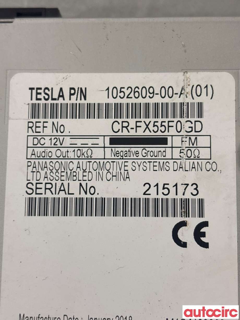 Bilstereo til Tesla Model S 2016-2021 (Fase 2) (TESLA|1052609-00-A|)