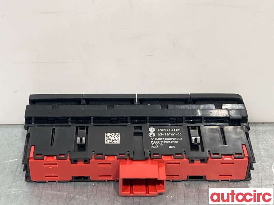 Bryter diverse til VW Tiguan 2016-2020 (Type II, Fase 1) (VOLKSWAGEN|5NB927238N|)