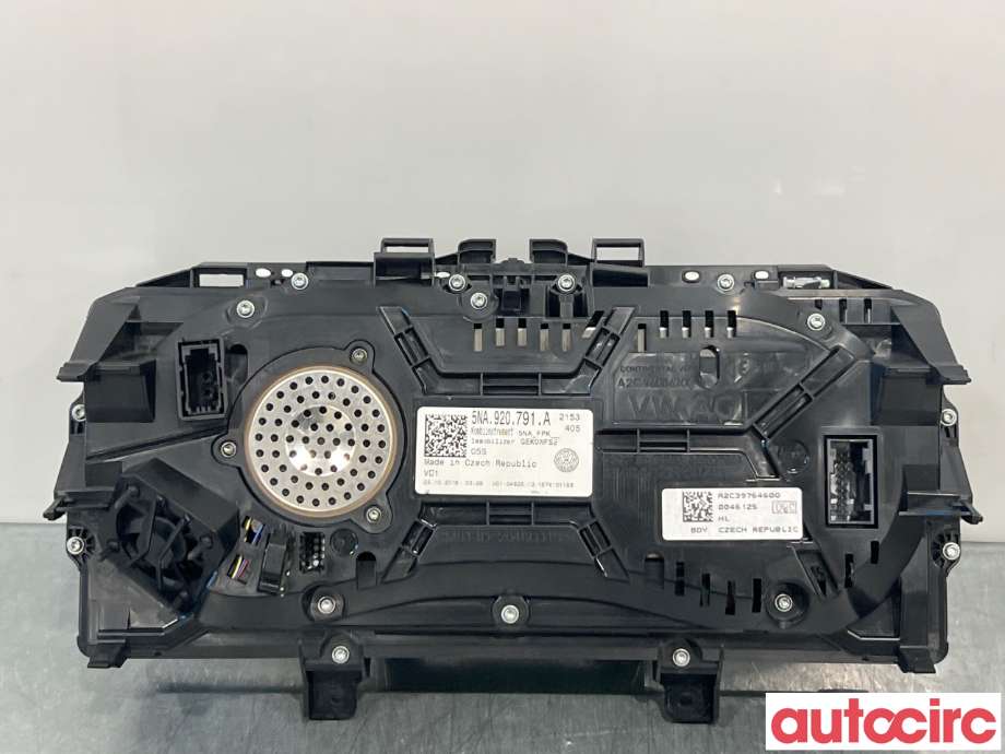 Instrumentpanel til VW Tiguan 2016-2020 (Type II, Fase 1) (VOLKSWAGEN|5NA920791A|)