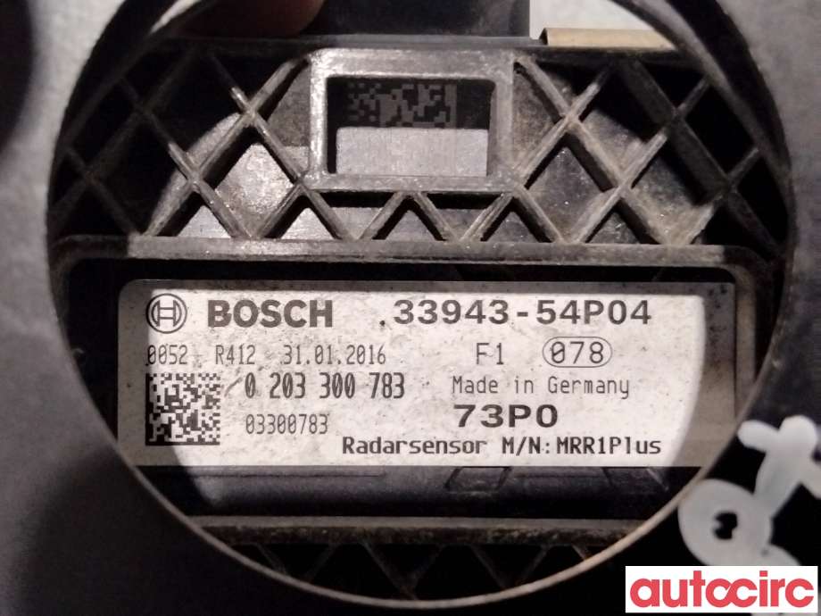 Sensor radar til Suzuki Vitara 2015-->> (Type IV)  (SUZUKI|33941-54P33|0203300783|33941-54P04)