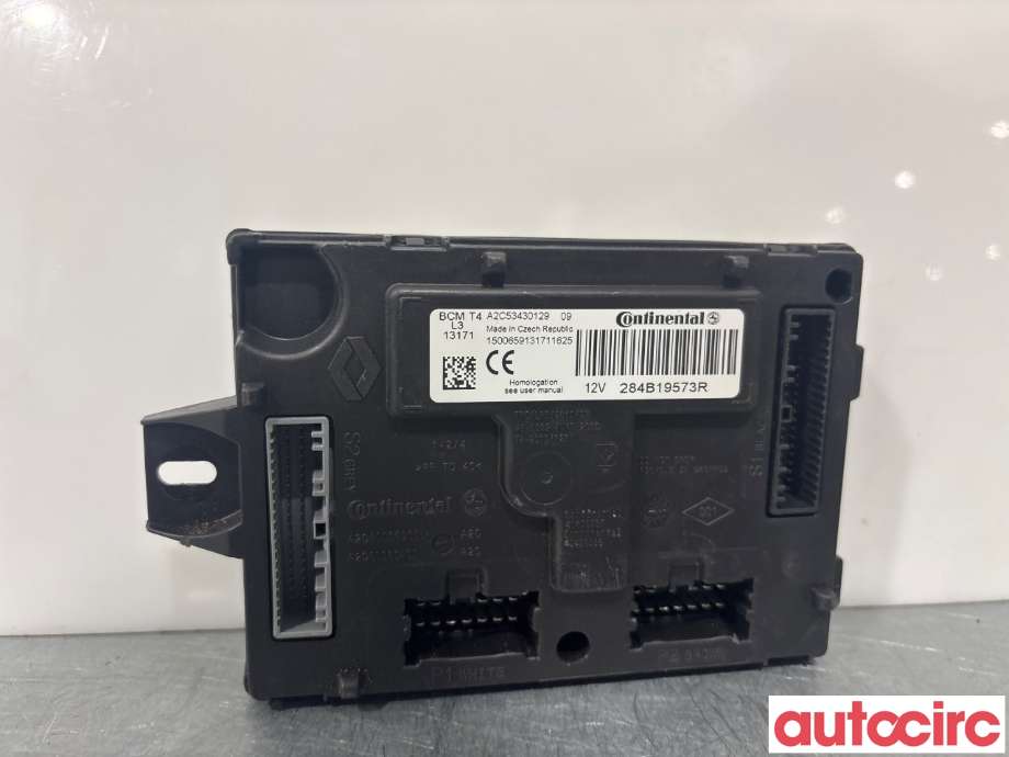 Styreenhet comfort (BCM) til Renault Clio 2012-2016 (Type IV, Fase 1) (RENAULT|284B19573R|)