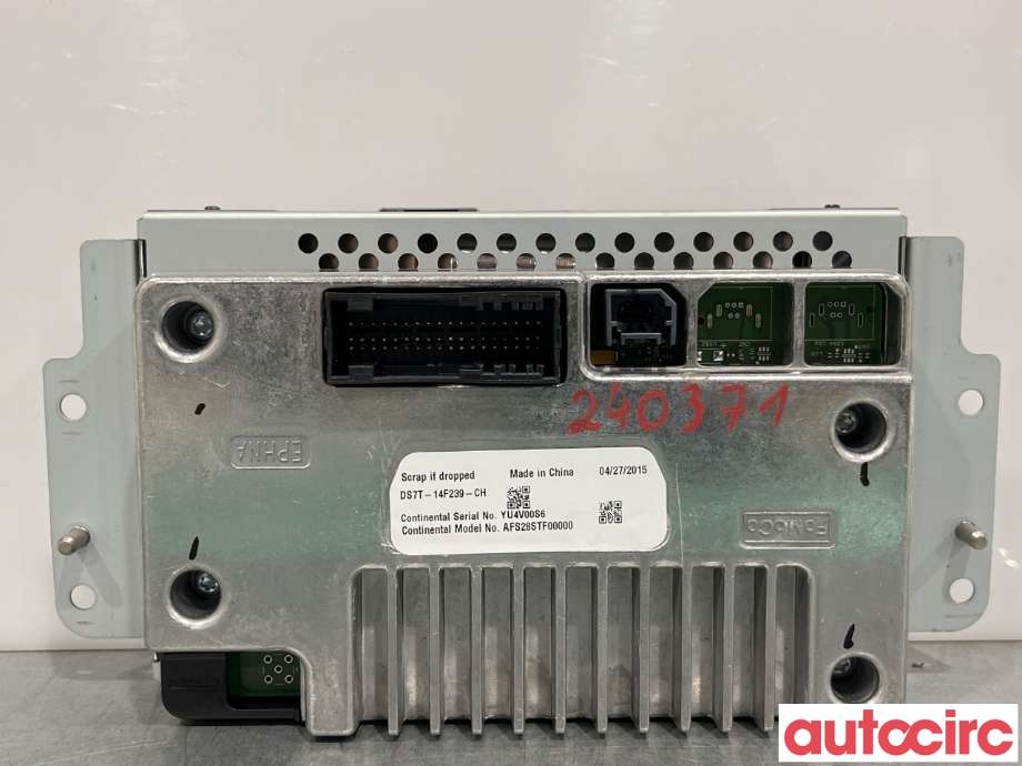 Multimedia display (MCU - Media Controller Unit) til Ford Mondeo 2014-2019 (Type V, Fase 1)  (FORD|5308885|DS7T-18B955-FB|)