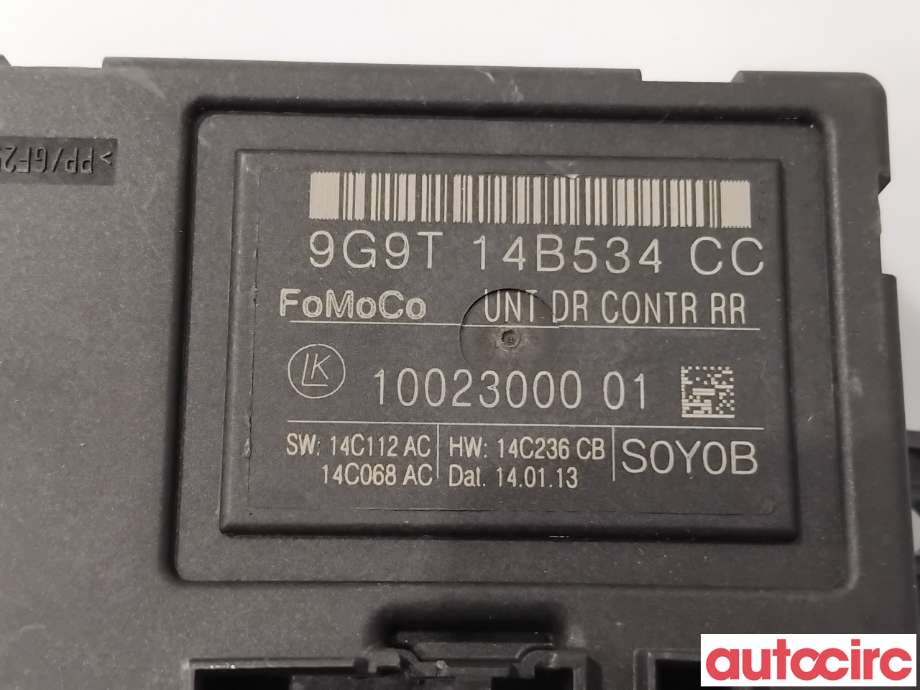Styreenhet dør venstre foran til Volvo XC60 2008-2013 (Type I, Fase 1) (VOLVO|31318368|1002300001|9G9T14B534CC)