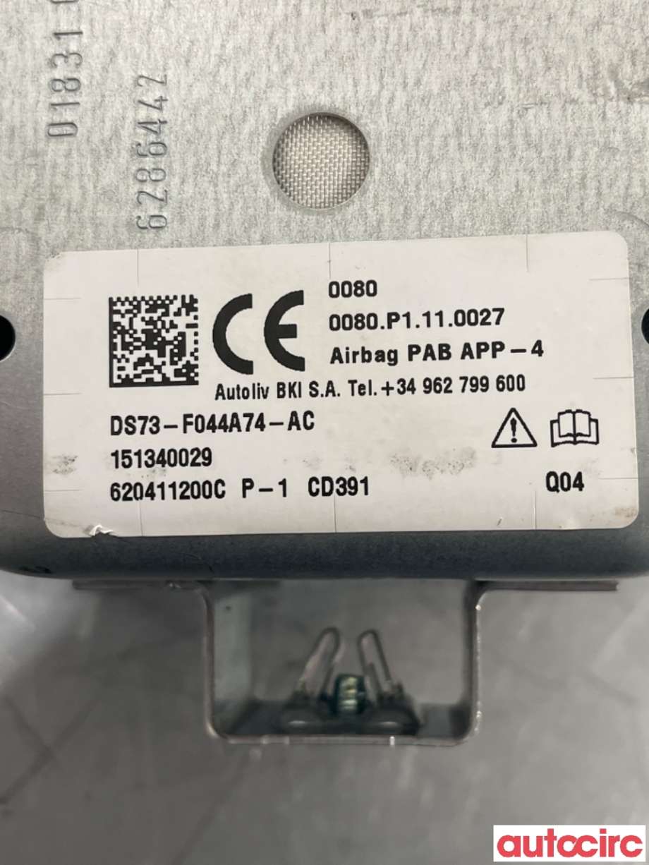 Airbag passasjer til Ford Mondeo 2014-2019 (Type V, Fase 1)  (FORD|1876887|DS73-F044A74-AC|)