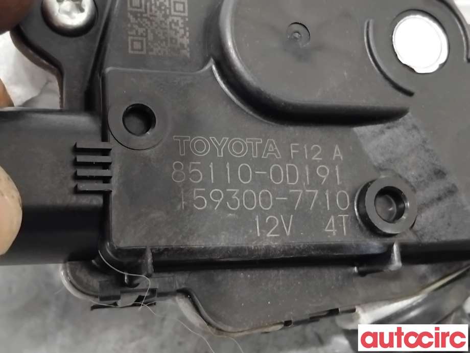 Viskermotor frontrute til Toyota Yaris 2014-2020 (Type III, Fase 2)  (TOYOTA|851100D191|159300-7710|85110-0D191)