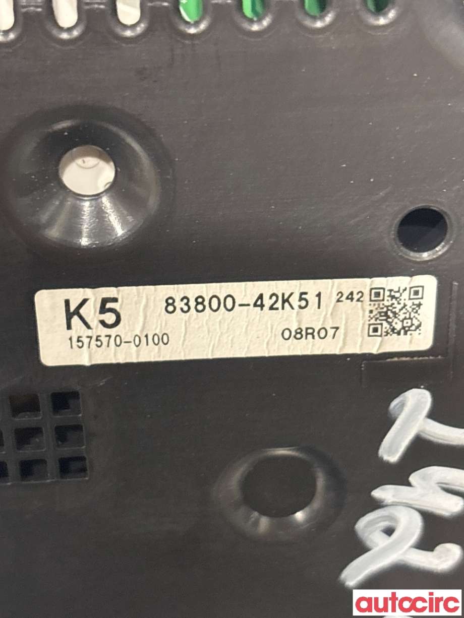 Instrumentpanel til Toyota RAV4 2013-2015 (Type IV, Fase 1)  (TOYOTA|8380042K51||83800-42K51)