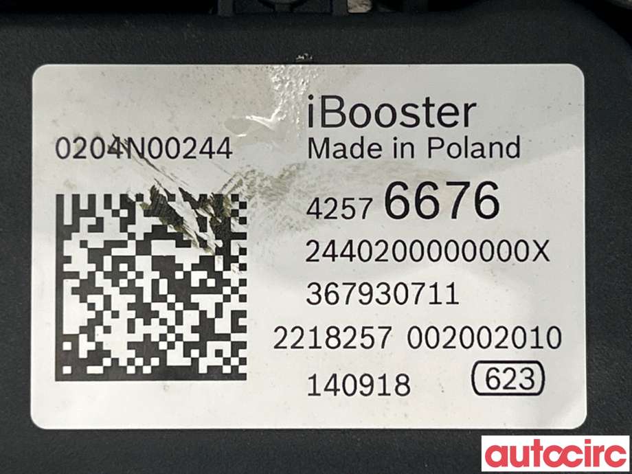 Bremsekraft-forsterker til Opel Ampera-e 2017-->> (Type II)  (OPEL|42698896|42576673|42576676)