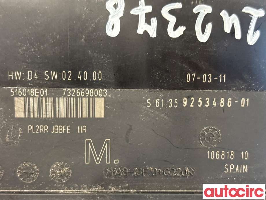 Styreenhet diverse til BMW 3-Serie 2005-2011 (E90/E91/E92/E93) (E90/E91/E92/E93) (BMW|61359364819||61359253486)