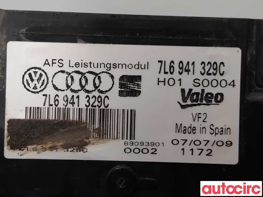 Styreenhet xenon/ballast til Audi A5 2007-2016 (Type I) (AUDI|7L6941329A||7L6941329C)