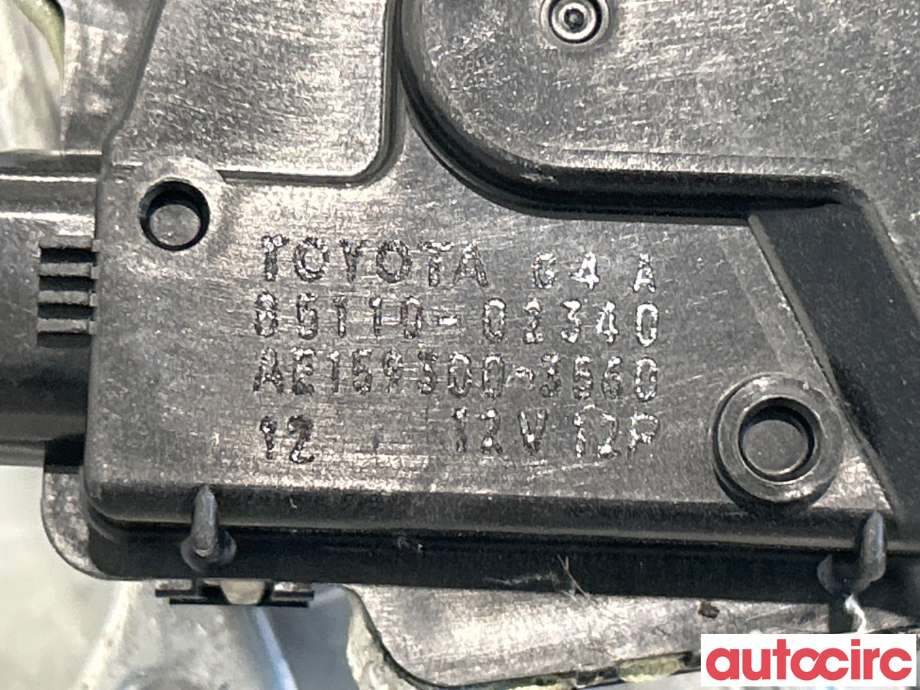 Viskermotor frontrute til Toyota Auris 2013-2015 (Type II, Fase 1) (TOYOTA|8511002340|8515002300|85110-02340)