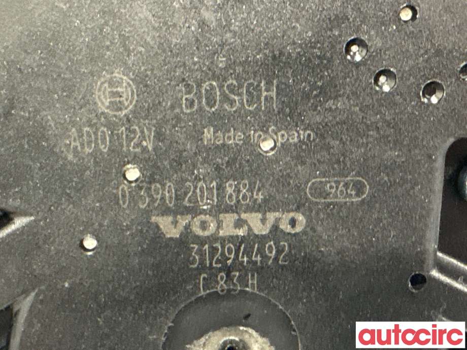 Viskermotor bakrute til Volvo V40 2012-2019  (VOLVO|31294492|0390201884)