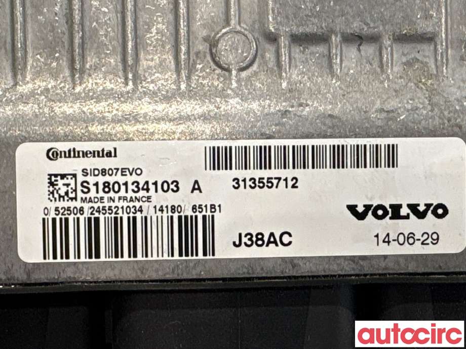 Styreenhet motor til Volvo V40 2012-2019  (VOLVO|36000608|S180134103|31355712)