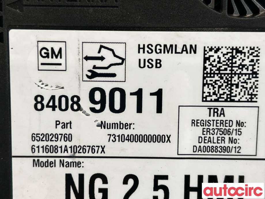 Styreenhet diverse til Chevrolet Silverado 2014-2018 (GMC||652029760|84089011)