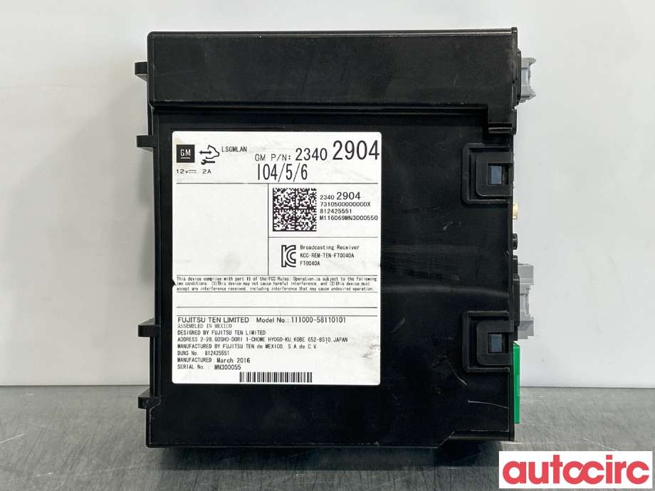 Bilstereo til Chevrolet Silverado, 2014-2018 (GMC|)