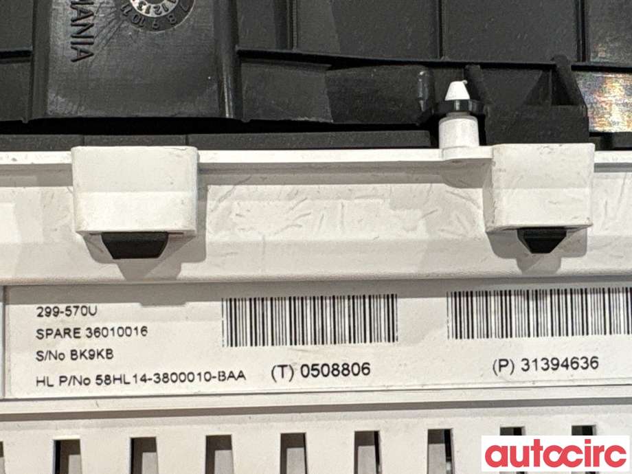 Instrumentpanel til Volvo V40 2012-2019 (VOLVO|36011405|299-570U|31394636)