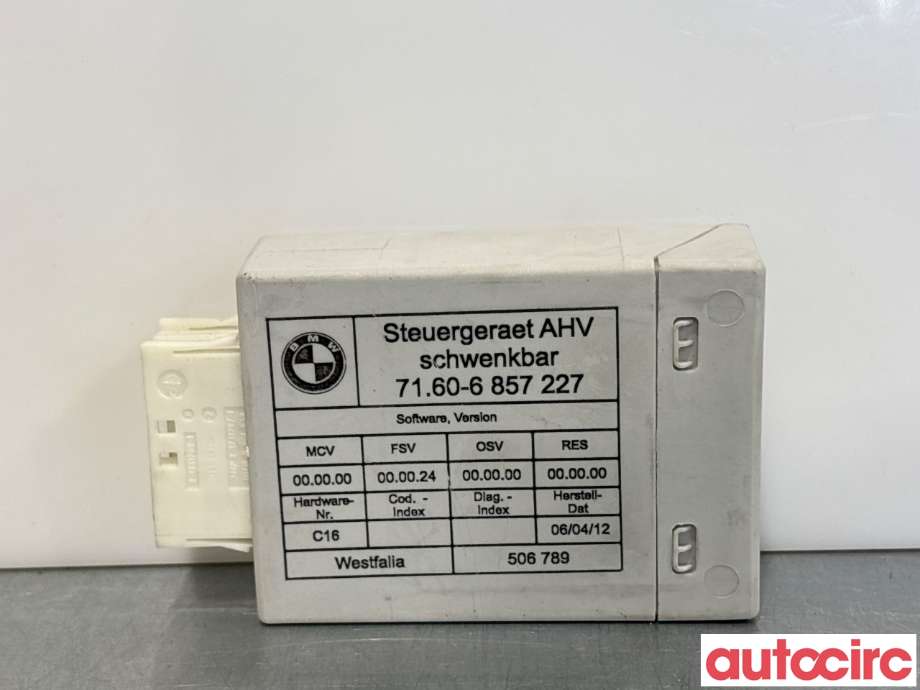 Styreenhet hengerfeste til BMW 3-Serie, 2005-2011 (E90/E91/E92/E93) (E90/E91/E92/E93) (BMW|71606857227)