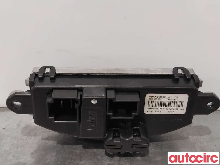 Varmeapparat motstand til VW Tiguan 2016-2020 (Type II, Fase 1) (VOLKSWAGEN|5Q0907521C|T33443B-A|5WA907521)