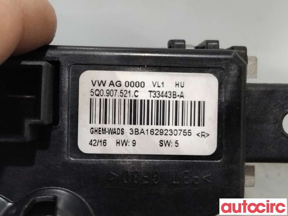 Varmeapparat motstand til VW Tiguan 2016-2020 (Type II, Fase 1) (VOLKSWAGEN|5Q0907521C|T33443B-A|5WA907521)
