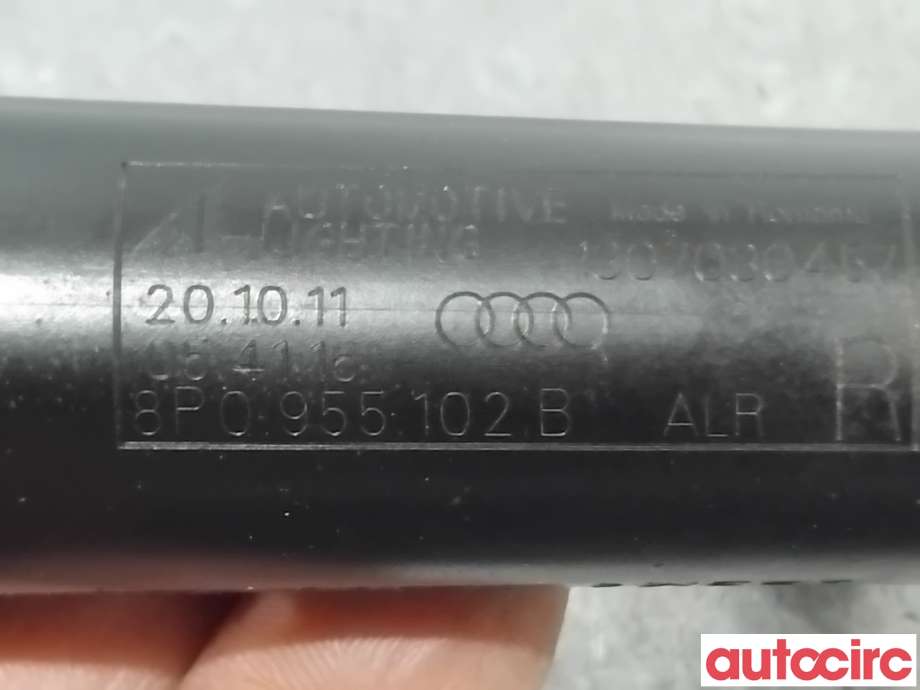 Lyktespylerdyse til Audi A3 2009-2012 (Type II, Fase 2) (AUDI|8P0955102B|1300390126)
