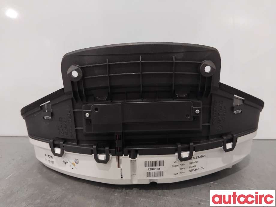 Instrumentpanel til Volvo XC60 2008-2013 (Type I, Fase 1) (VOLVO|36001836|69799-610U)