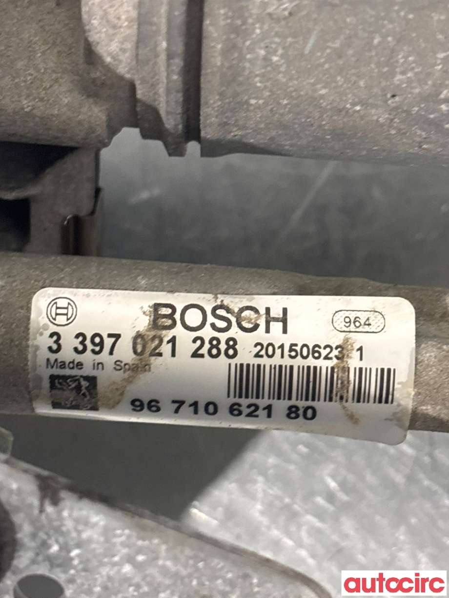 Viskermotor frontrute til Peugeot 3008 2009-2016 (Type I)  (PEUGEOT|6405PZ|1397220576|9671062180)