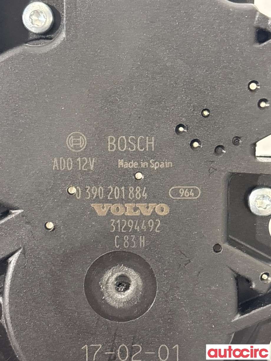 Viskermotor bakrute til Volvo V60/V60 CC 2013-2018 (Type I, Fase 2)  (VOLVO|31294492|0390201884)